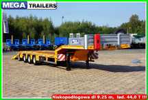 Mega Niska podłoga, DMC 54 T, oś skrętna, najazdy HYDRULICZNE 4,0 M !!!  GOTOWA Z PLACU !!! Balkon 3,75 + pokład 9,30 m, WŁANA HYDRAULIKA PTO !