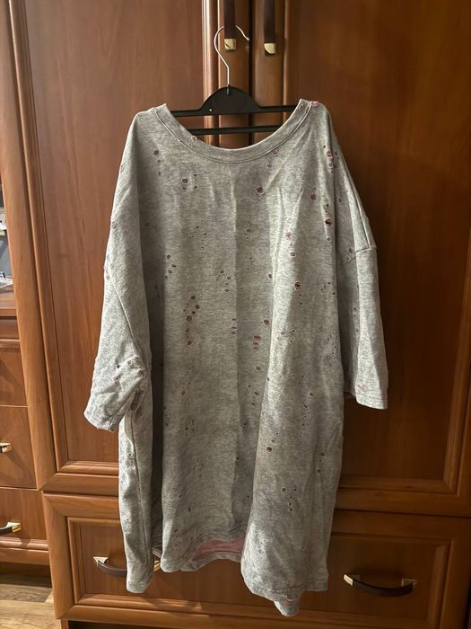 Футболка рванка оверсайз