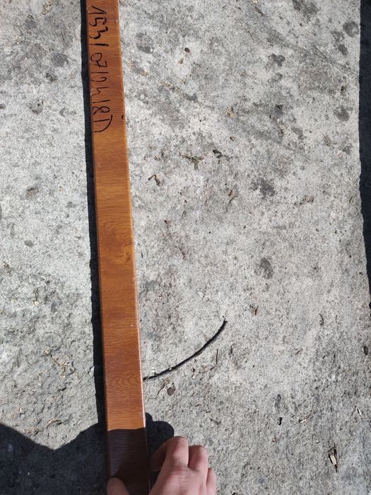 Okapnik do drzwi zewnętrznych 80cm brąz