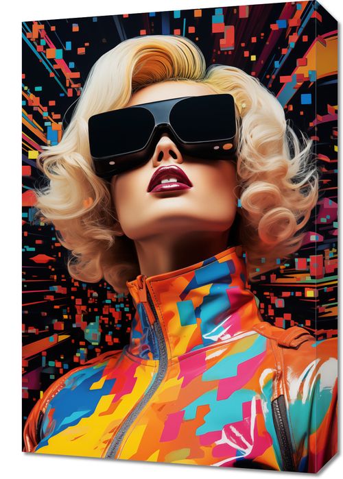 Obraz 40x60cm Retro Futuryzm