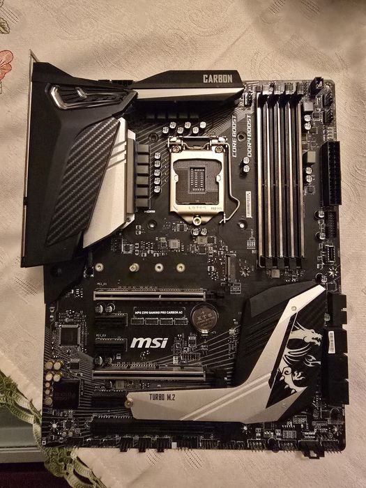 Msi mpg z390 gaming pro carbon ac Avariada