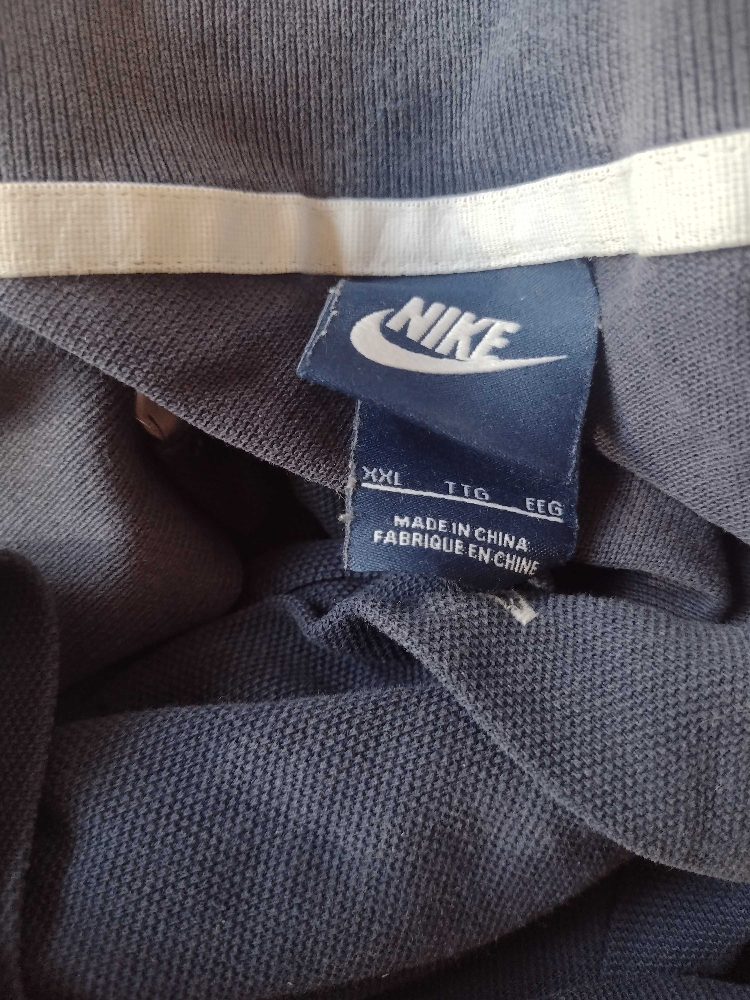 (XXL) NIKE/ Granatowa koszulka polo, bluzka podkoszulka