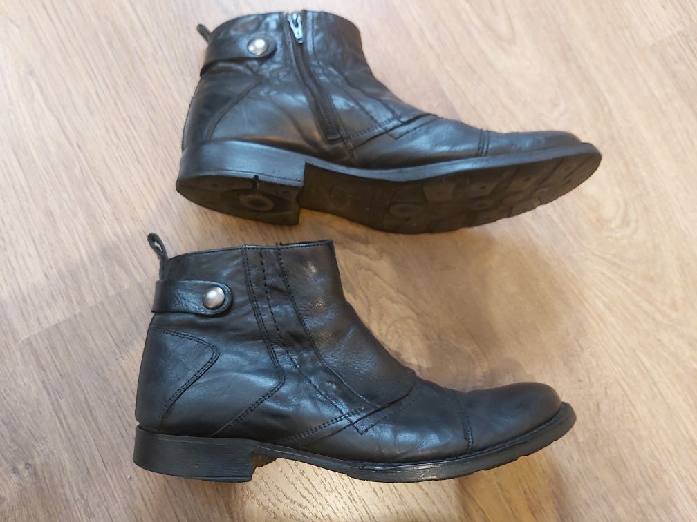 Botki buty skórzane męskie OTTIMO r.40