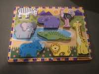Puzzle Melissa & Doug Puzzle 8 elementów zwierzęta safari