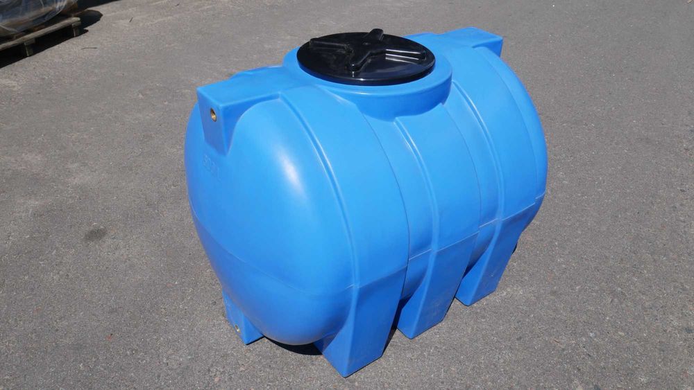 Ємність пластикова 500 л, бочка на 500 л горизонтальна