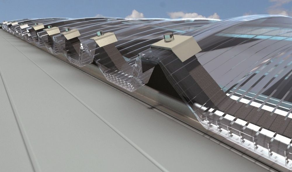 Świetlik dachowy ciepły 30 mm świetliki dachowe płyta warstwowa płyty