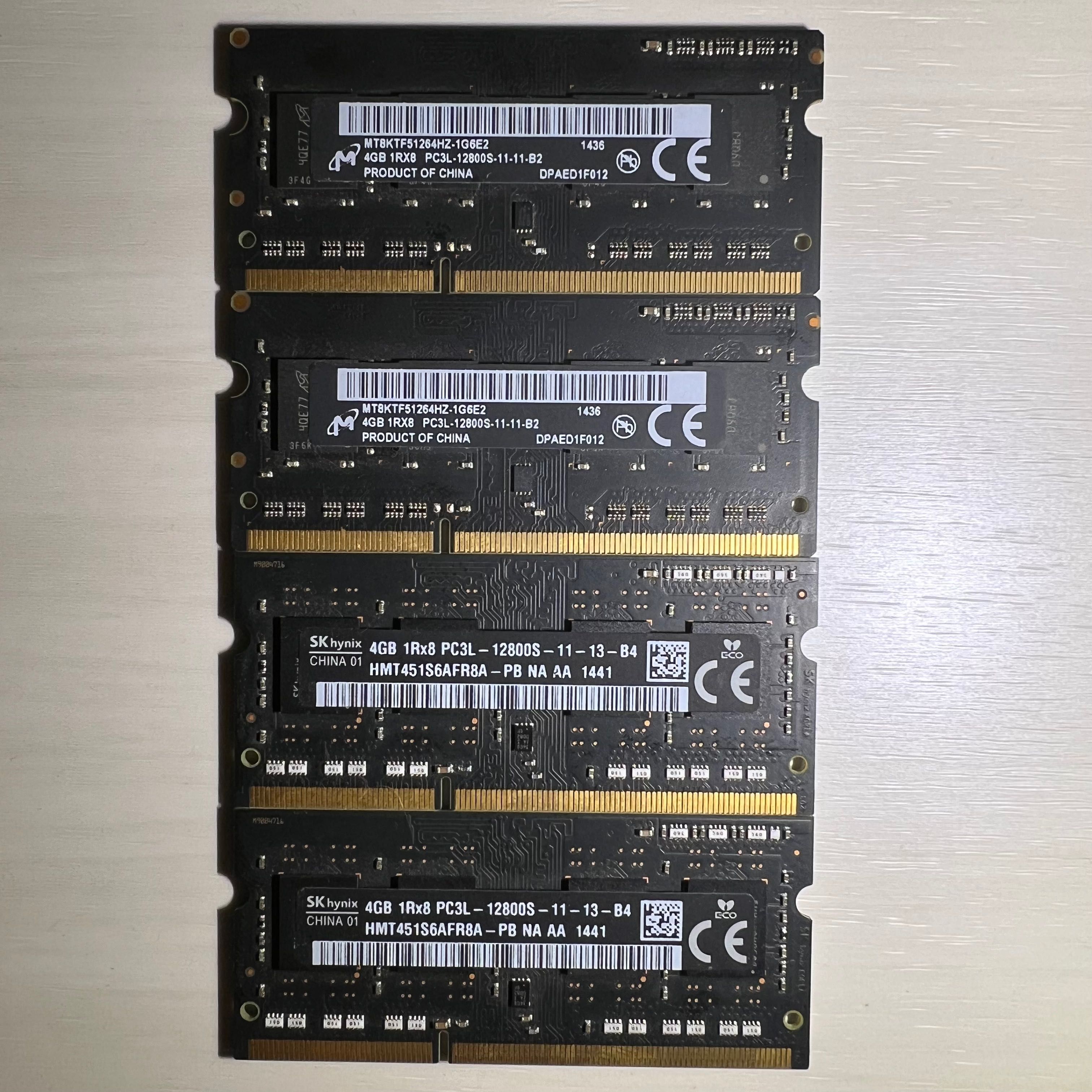 Оперативна пам'ять для iMac 2014 Late DDR3 4Гбx4= 16Гб.