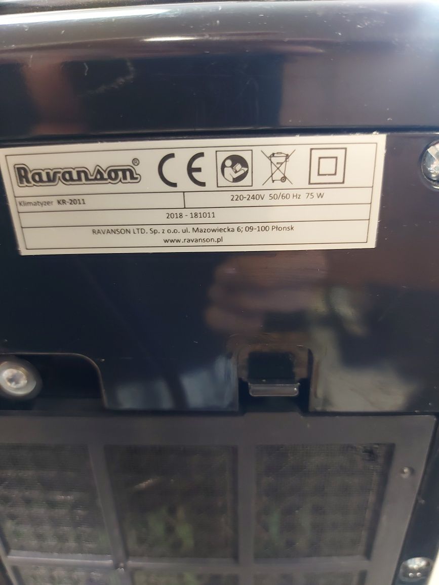 Ravanson air cooler KR-2011 klimator jak nowy!