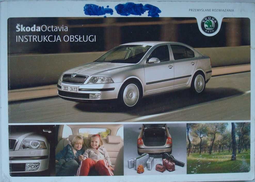 SKODA OCTAVIA II 2004 -2008 Polska książka obsługi 2007r kolorowa oryg