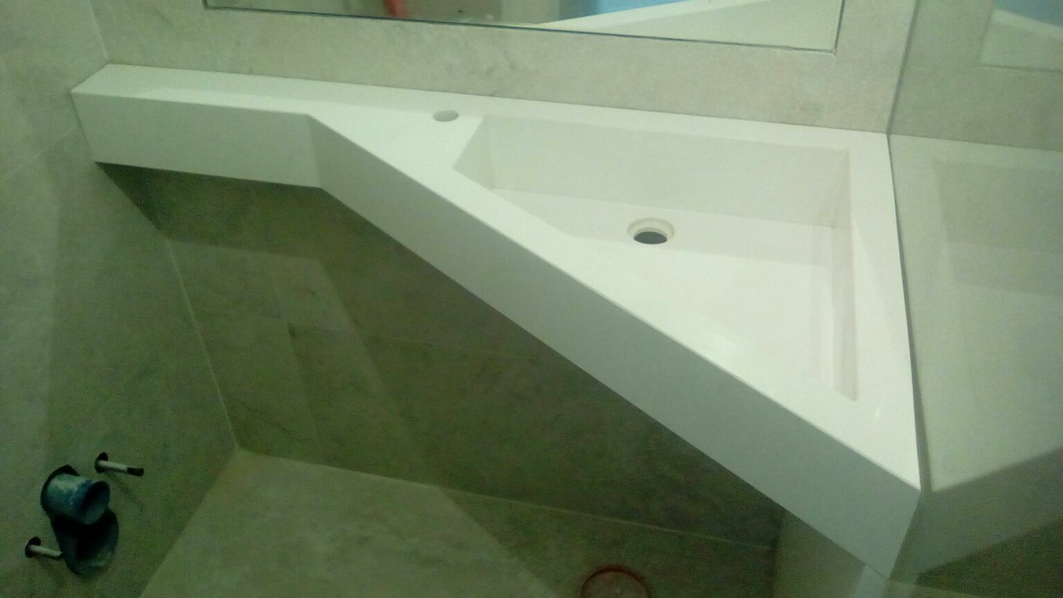 lavatorios em silestone por medida