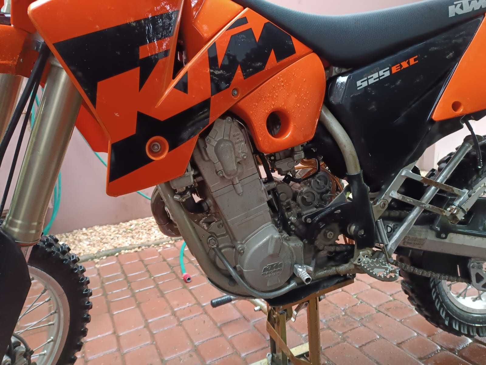 KTM EXC 525 rok 2004 Rejestracja Szwecja