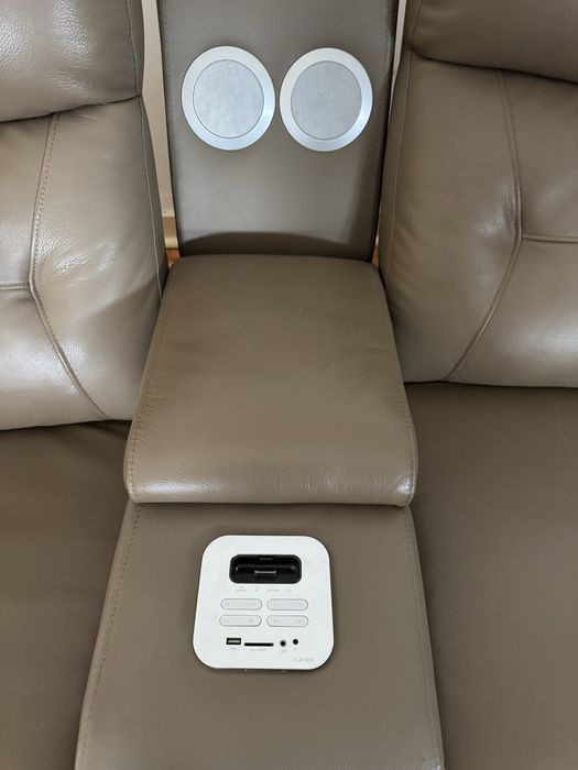 Sofa novo em pele e eletrico