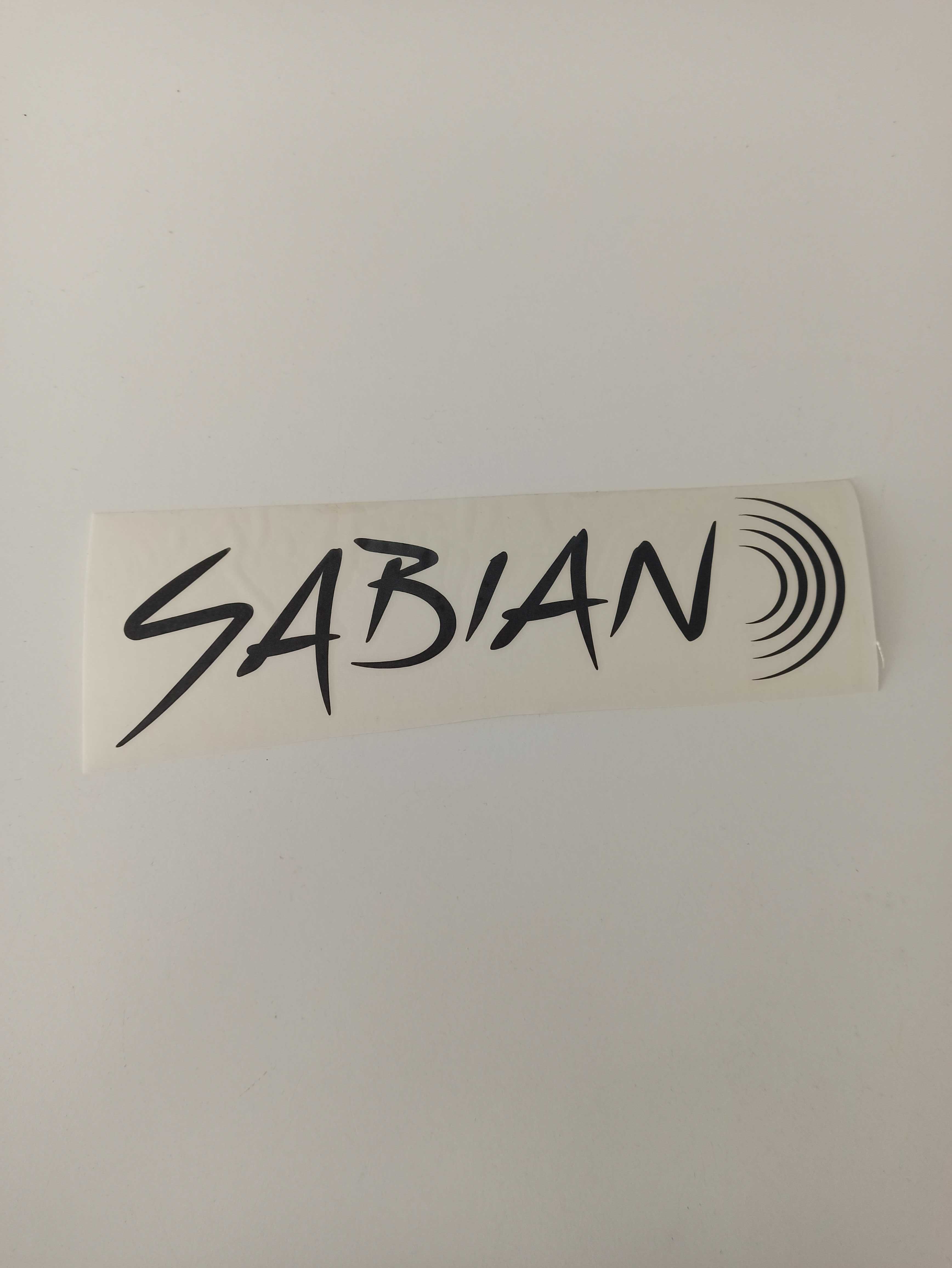 Sabian - talerze perkusyjne | naklejka 20x6 cm na centralę