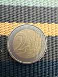 Moeda Francesa de 2 euros 2001 (rara)