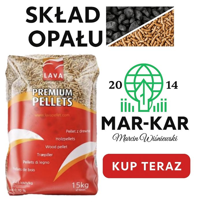 LAVA Pellet drzewny 100% sosna najniższa cena