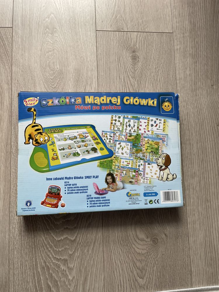 Interaktywne plansze dla dzieci szkółka mądrej główki smily play