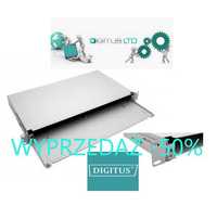 DIGITUS Patch-panel Panel krosowy światłowodowy 19'' 1U, Wysuwany