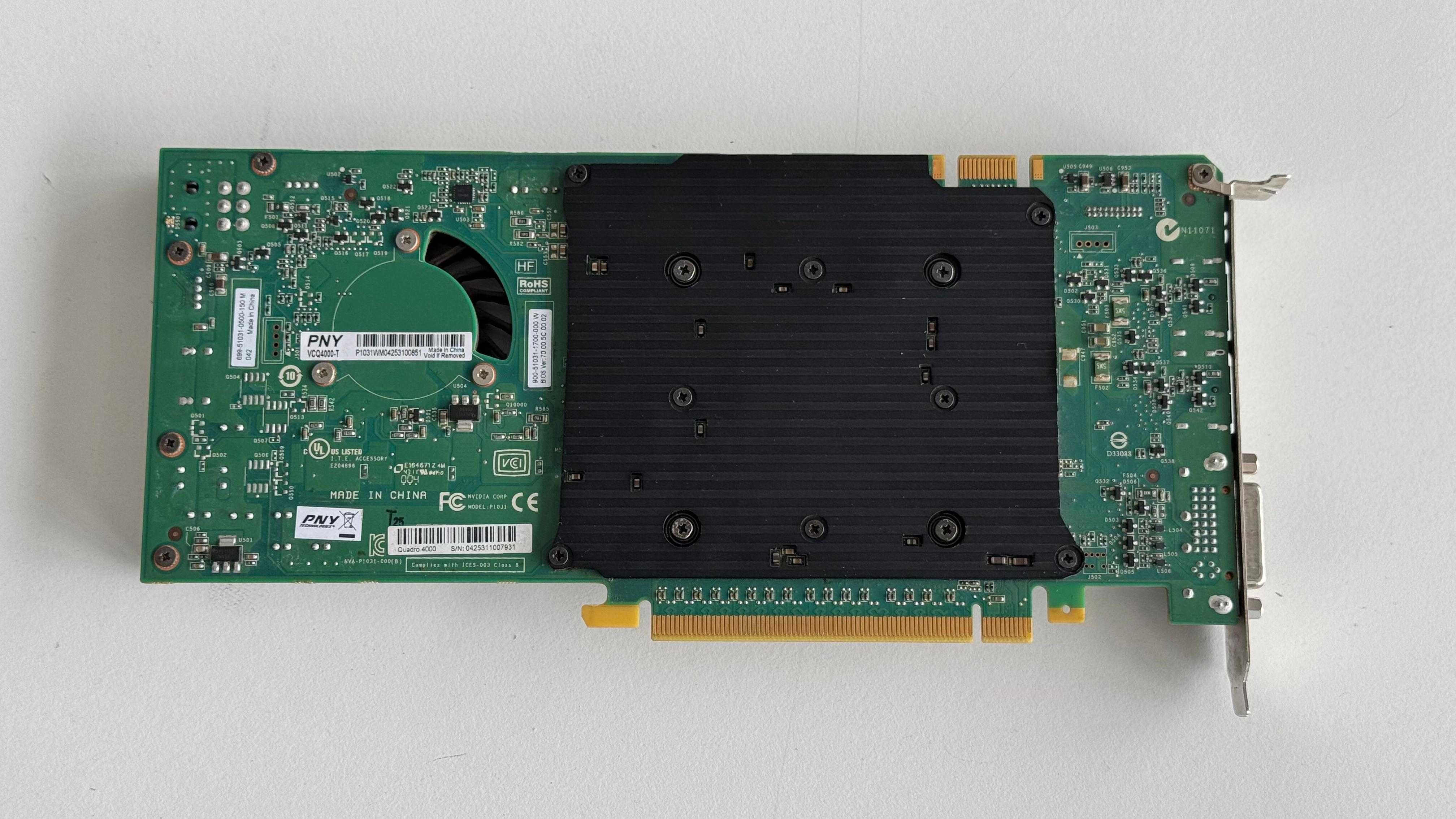 Placa gráfica - NVIDIA Quadro 4000
