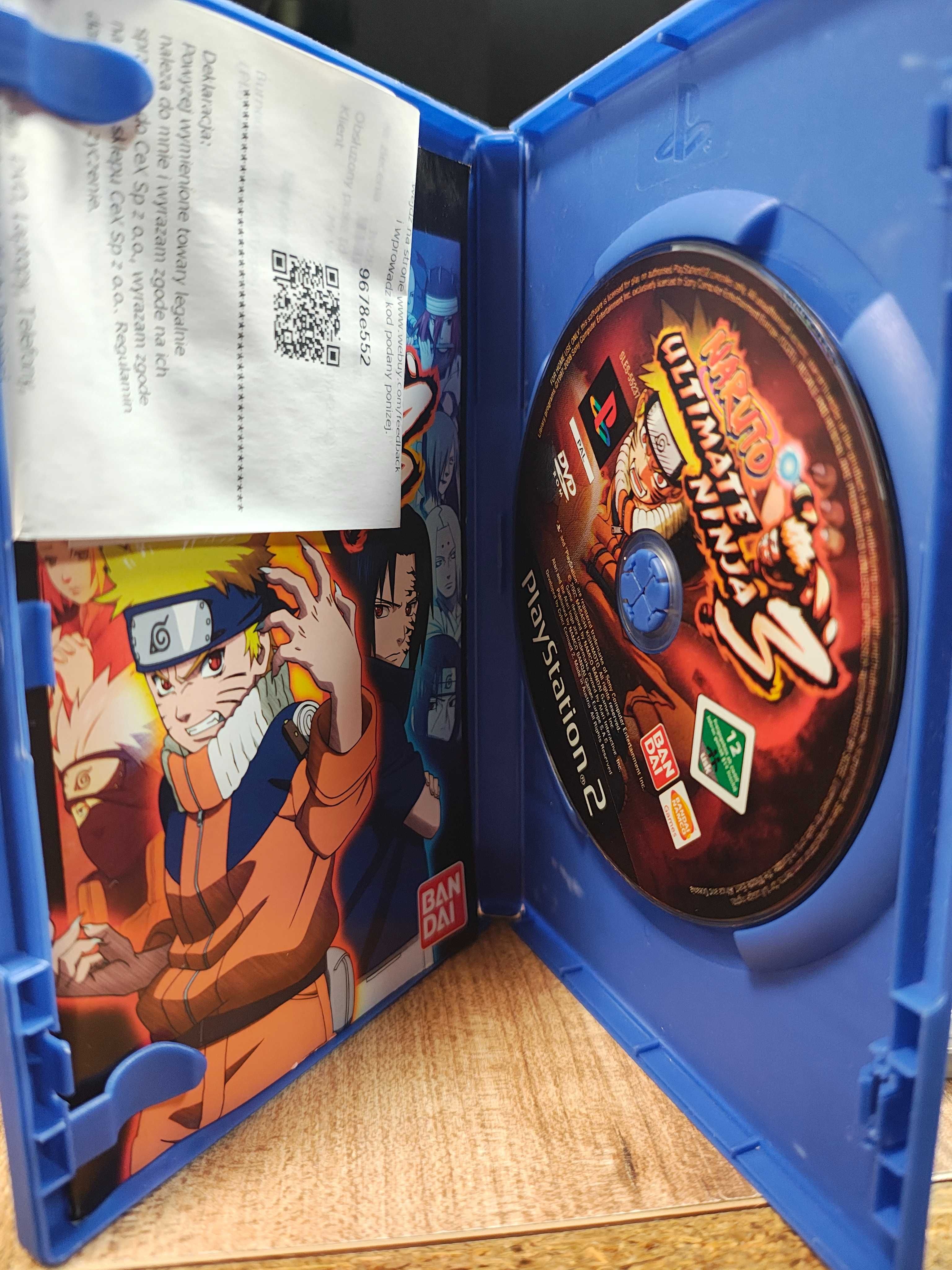 Gra Naruto Ultimate Ninja 3 / PS2 /PlayStation 2 (PS2) SklepRetroWWA