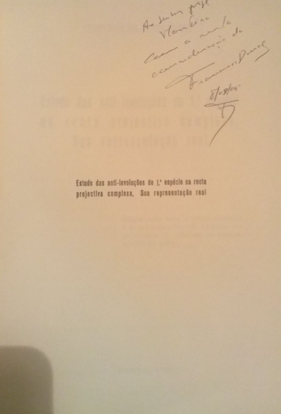 Ensaios de matemática décadas 60 e 70