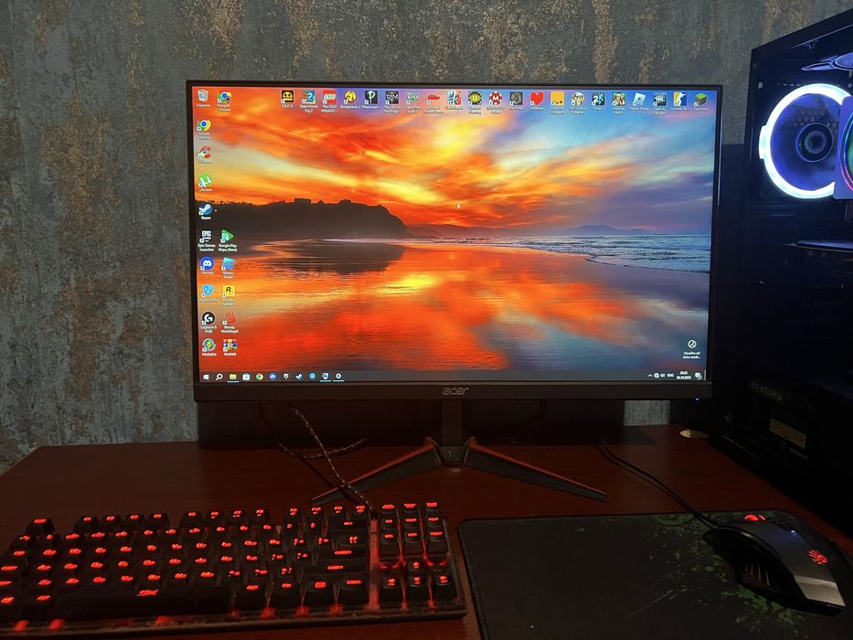 Игровой компьютер/GTX 1660 super/ryzen 7 2700x 8 ядер/16 гб озу ddr4