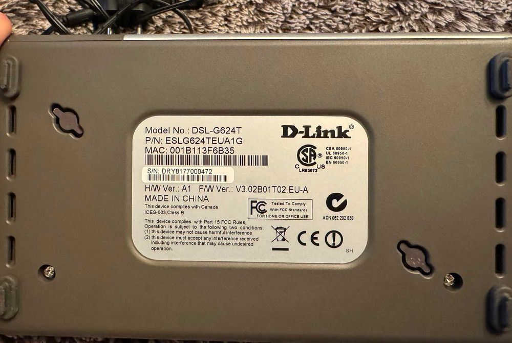 Router D-Link DSL-G624T
