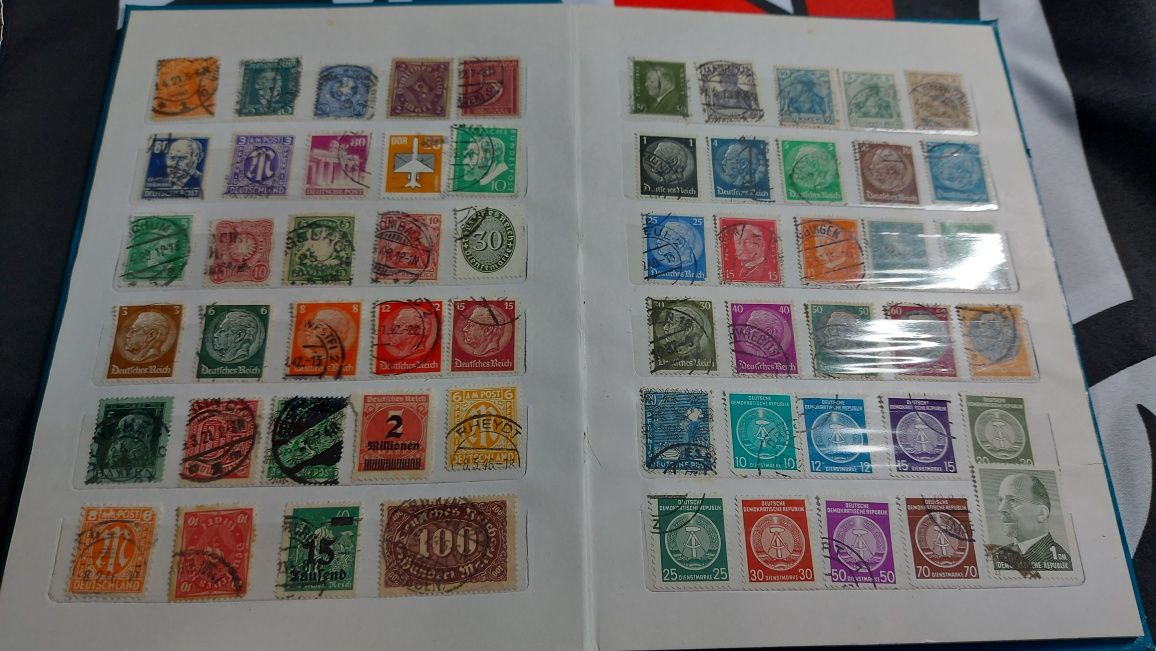 PROMOÇÃO--SELOS--Livro Classificador Conj 210 selos Alemanha nazi