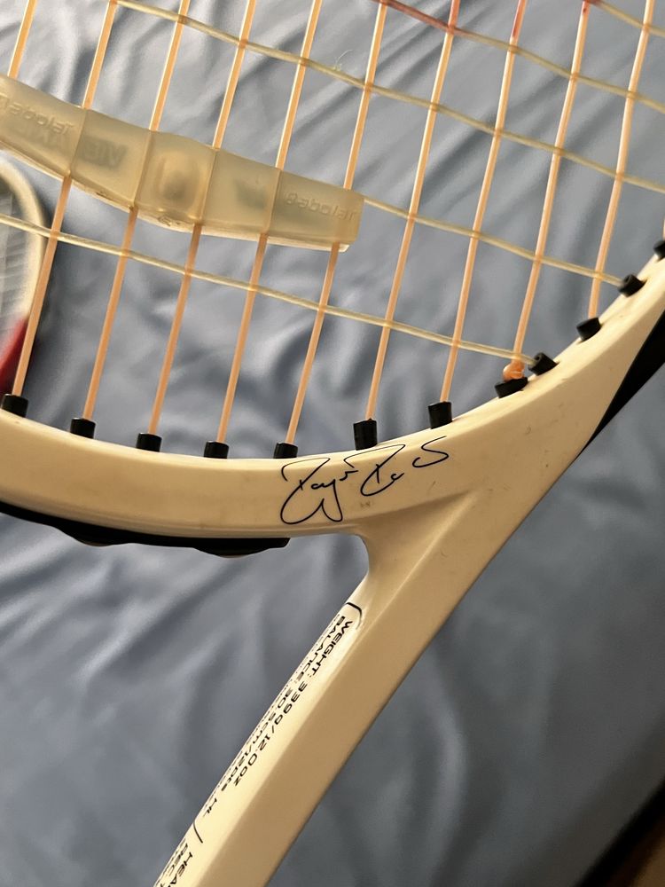 Bolsa com raquetes de tenis