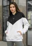 Нова жіноча толстовка staff black & white logo oversize