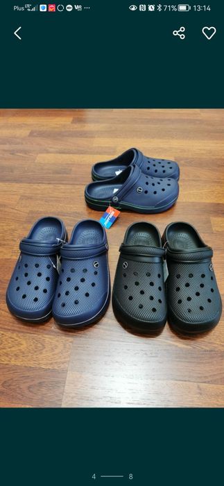 Klapki Męskie Typu Kroksy Lekkie Wygodne