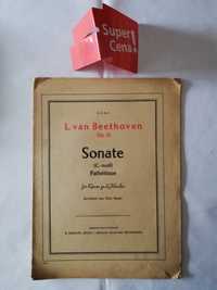 nuty "Sonata C moll op. 13" Ludwig van Beethoven