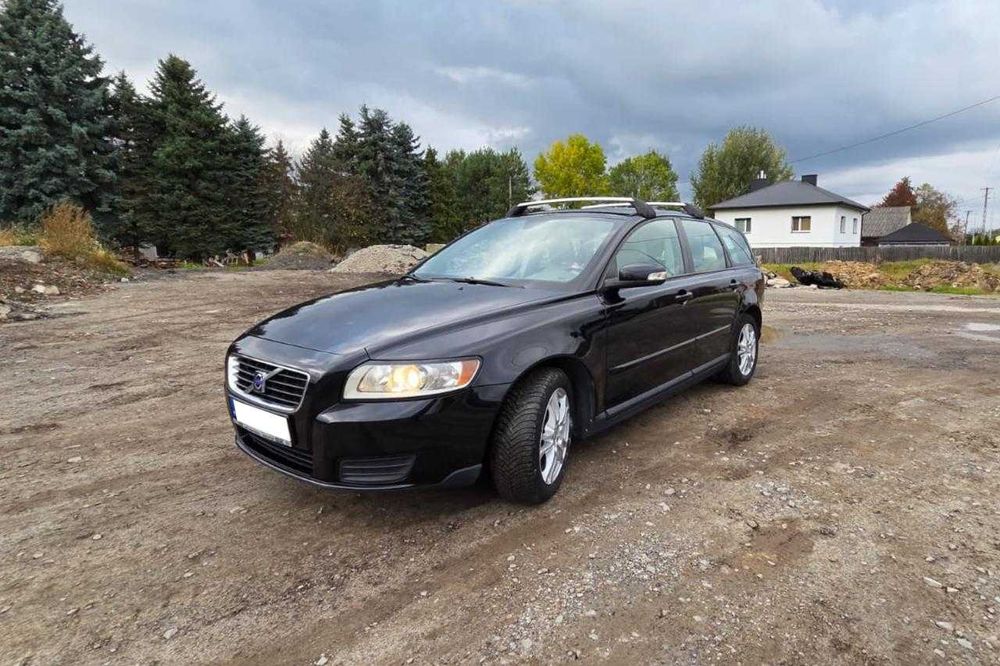 Volvo V50 czarne 2008 rok