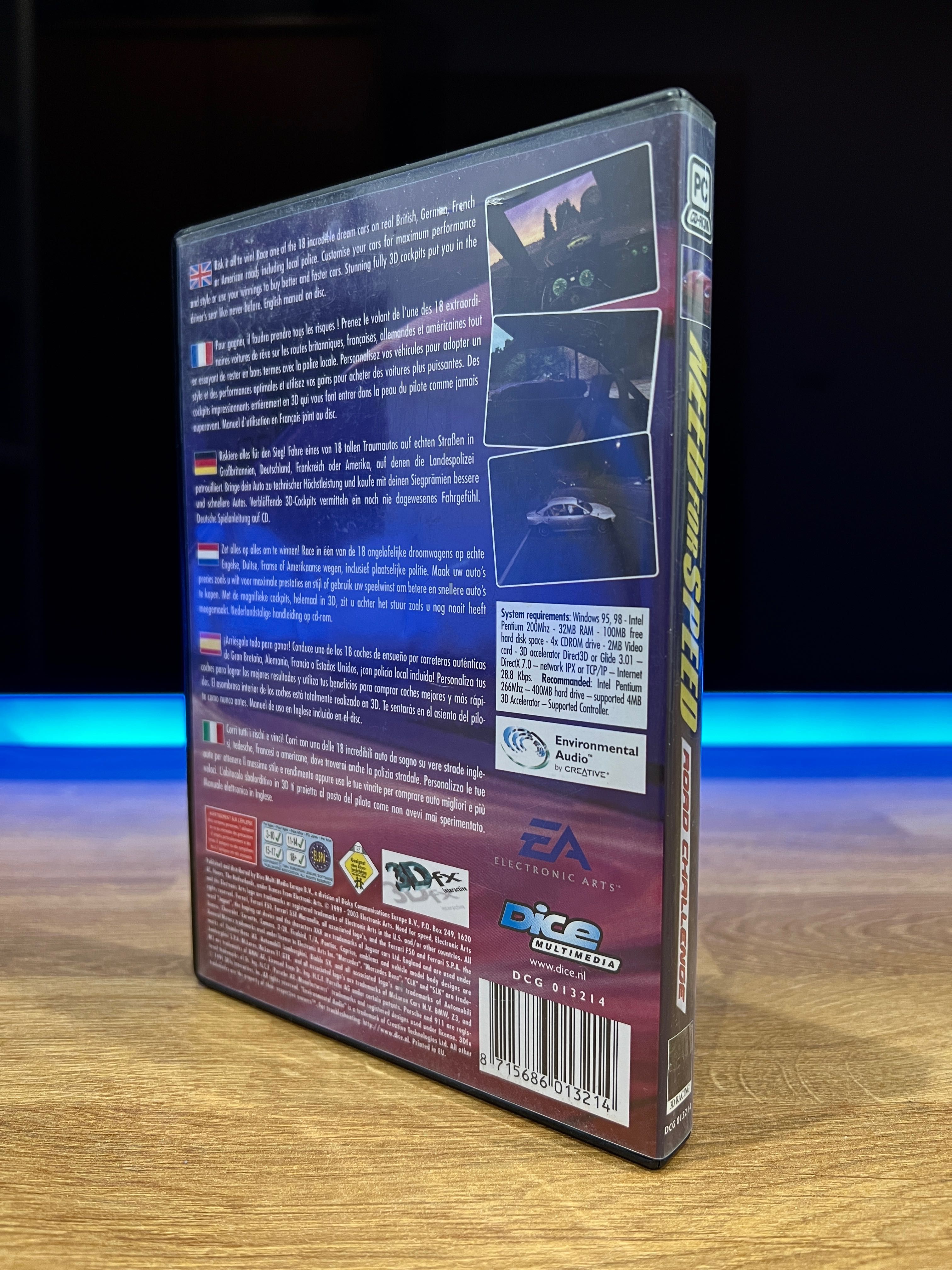 Need For Speed 4 Road Challenge (PC EN 2003) wydanie Dice Multimedia