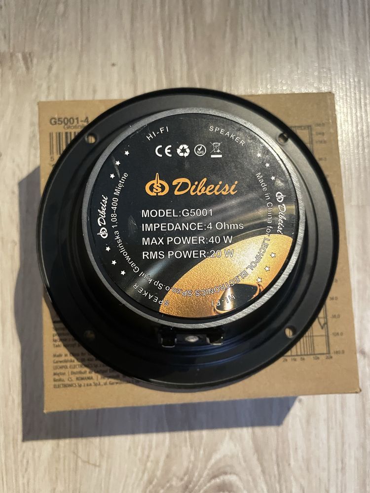 Glośniki sredniotonowe 13cm Dibeisi 4ohm