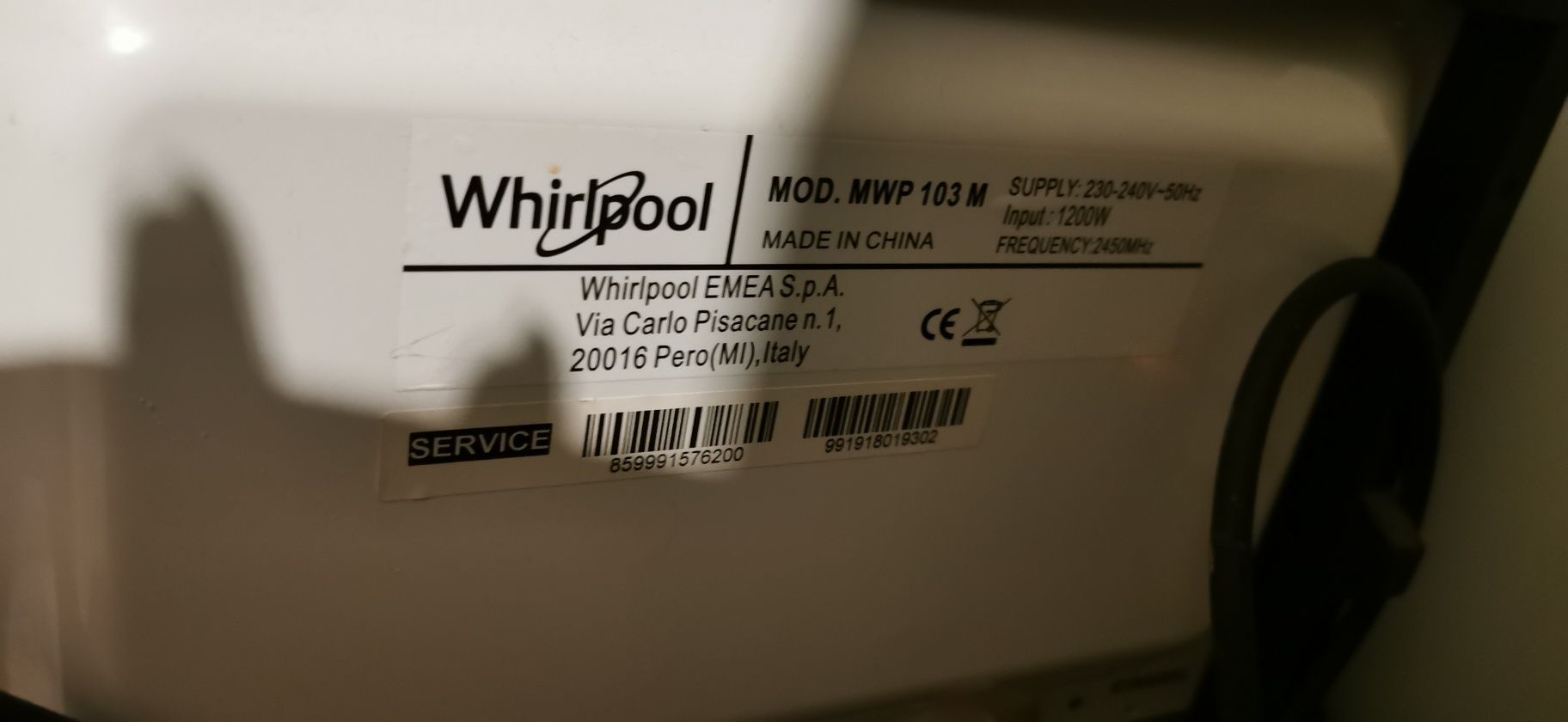 Mikrofala whirlpool
