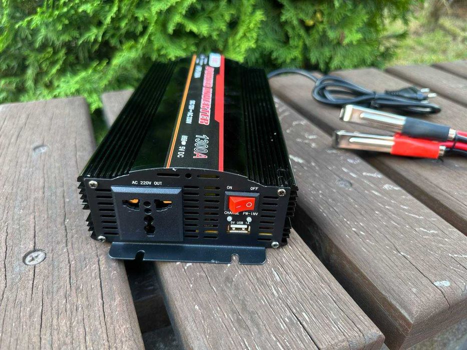 Преобразователь UKC 1300W 12V-220 с автоматикой UPS Для котлов ДБЖ