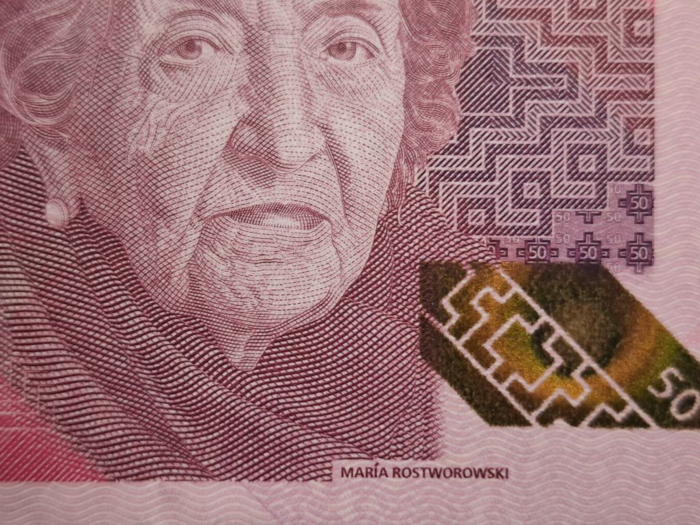 Banknot 50 Soli PERU - Maria Rostworowski