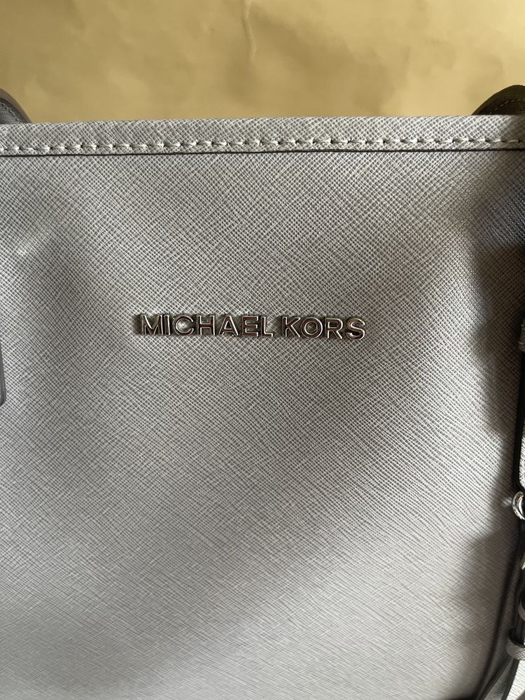 Torebka Michael Kors Jet Set Large, szara z USA