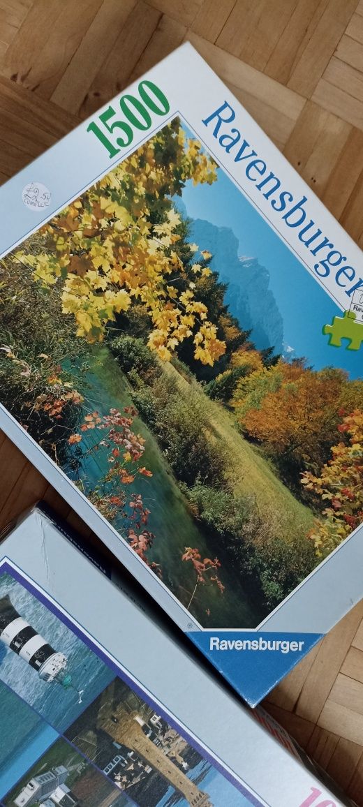 Puzzle Ravensburger  latarnia morska widoczek 1000 i 1500