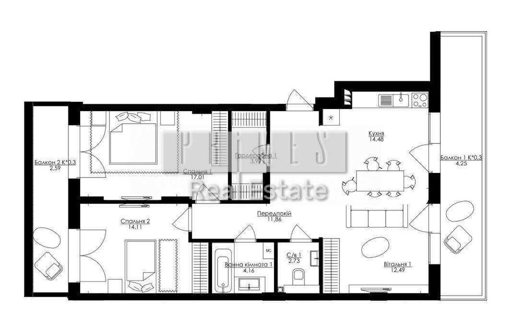Продаж 3к квартири, ЖК Rybalsky, Набережно-Рибальська дорога 3
