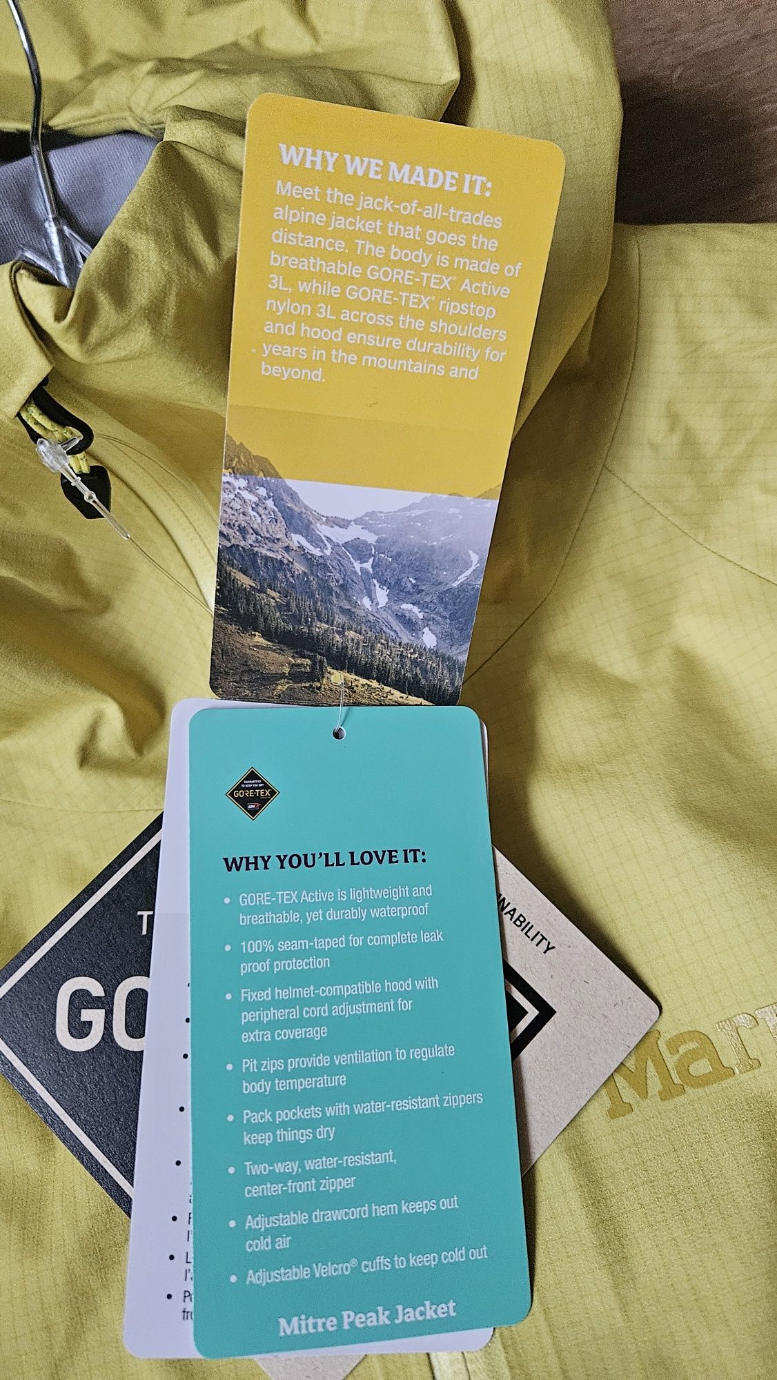 Kurtka przeciwdeszczowa Marmot Mitre Peak Gore-Tex Active GTX r.M