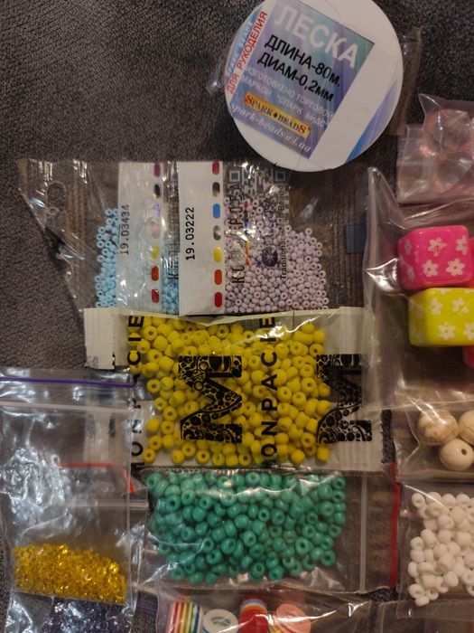 Бісер, бусіни, Monpacie, для браслетів