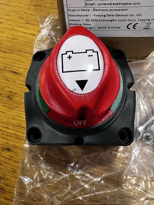 Interruptor Desconexão isolador Bateria - NOVO