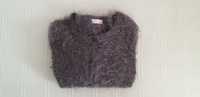 Miękki szary sweterek dziewczęcy Smyk rozmiar 134