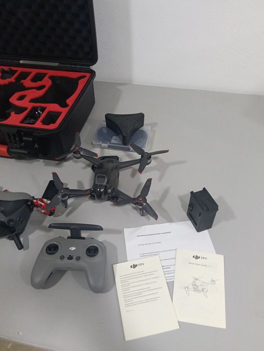 Dji FPV Combo, Drone, Óculos, Comando e mala