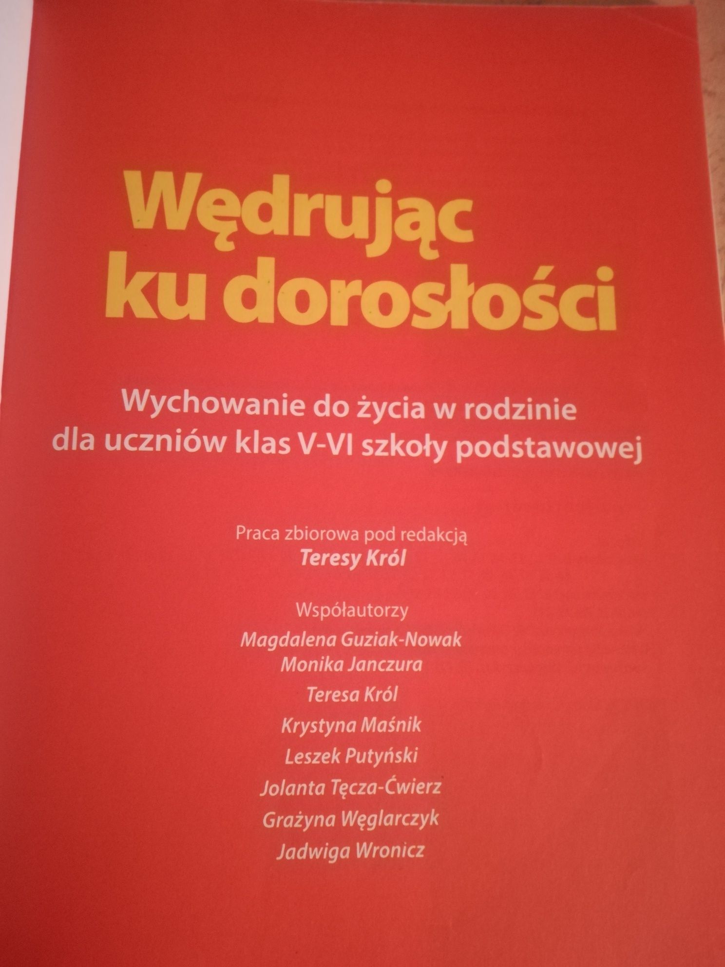 Wędrując ku dorosłości kl.V-VI