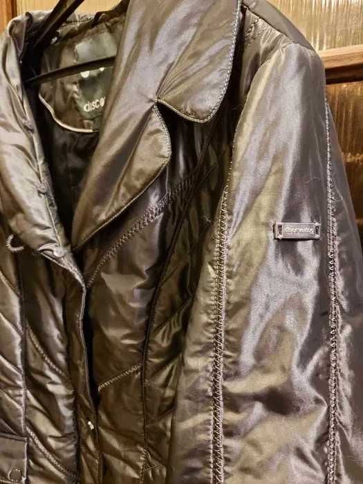Płaszcz pikowany kurtka khaki 46