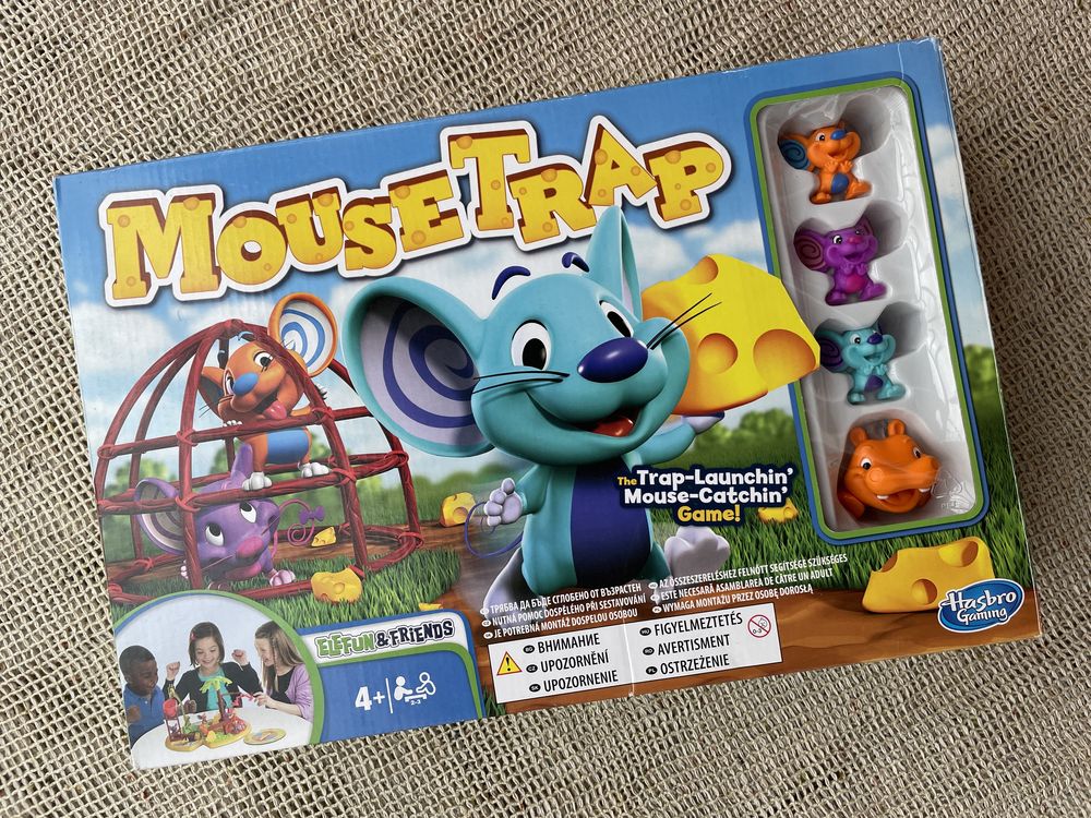 Mousetrap Hasbro Gaming 4+ gra tor na kulki kulkowy