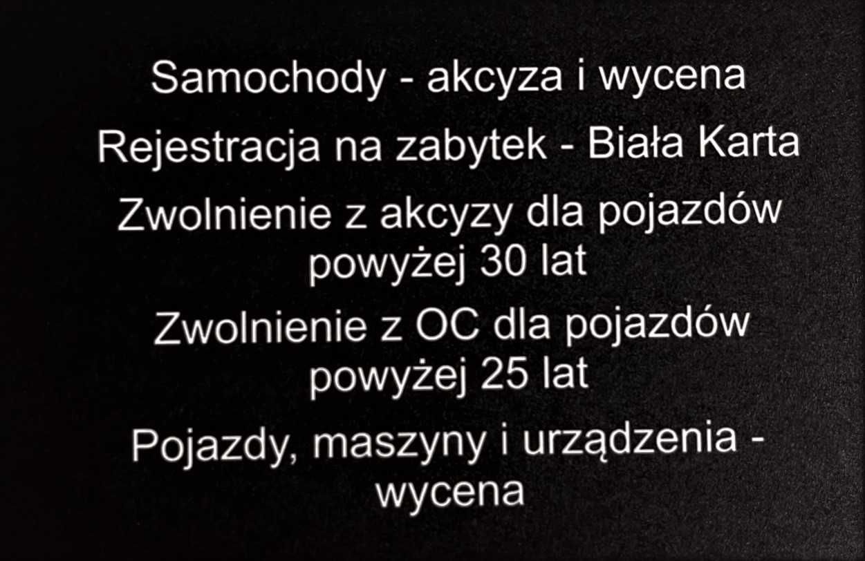 Rejestracja na zabytek - Biała Karta - Rzeczoznawca - Cała Polska