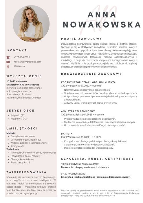 Pisanie CV i Listów Motywacyjnych - Szybko i Profesjonalnie